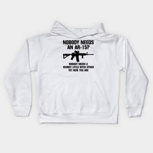 Nobody Ar15 T-shirt Kids Hoodie